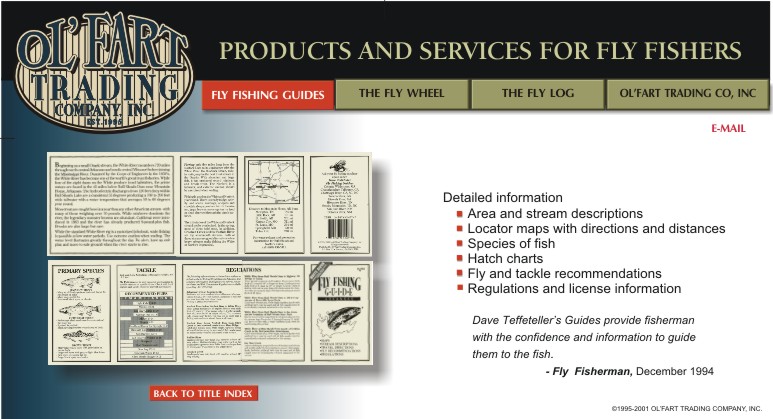Dave Teffeteller's Fly Fishing Guides
